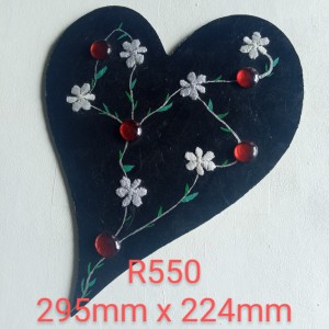 "Black Hearted" Wooden Decor - Including delivery within South Africa. International Delivery can be discussed with artist.